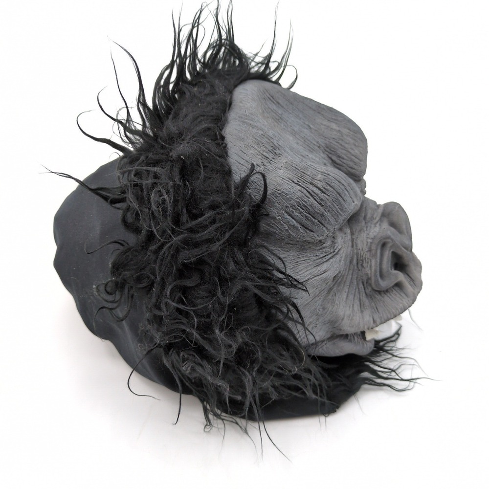 Vintage Spook Gorilla Ape‎ Latex Mask Adult Halloween Costume 80s 90s Horror - Picture 2 of 10